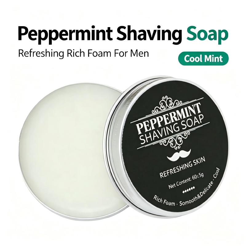 Skincare Barber Daily - 2026 Cool Mint Peppermint Shaving Soap