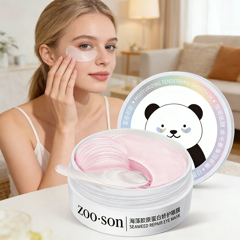 Collagen Sheet Mask - 60Pcs Gold Crystal Collagen Eye Mask