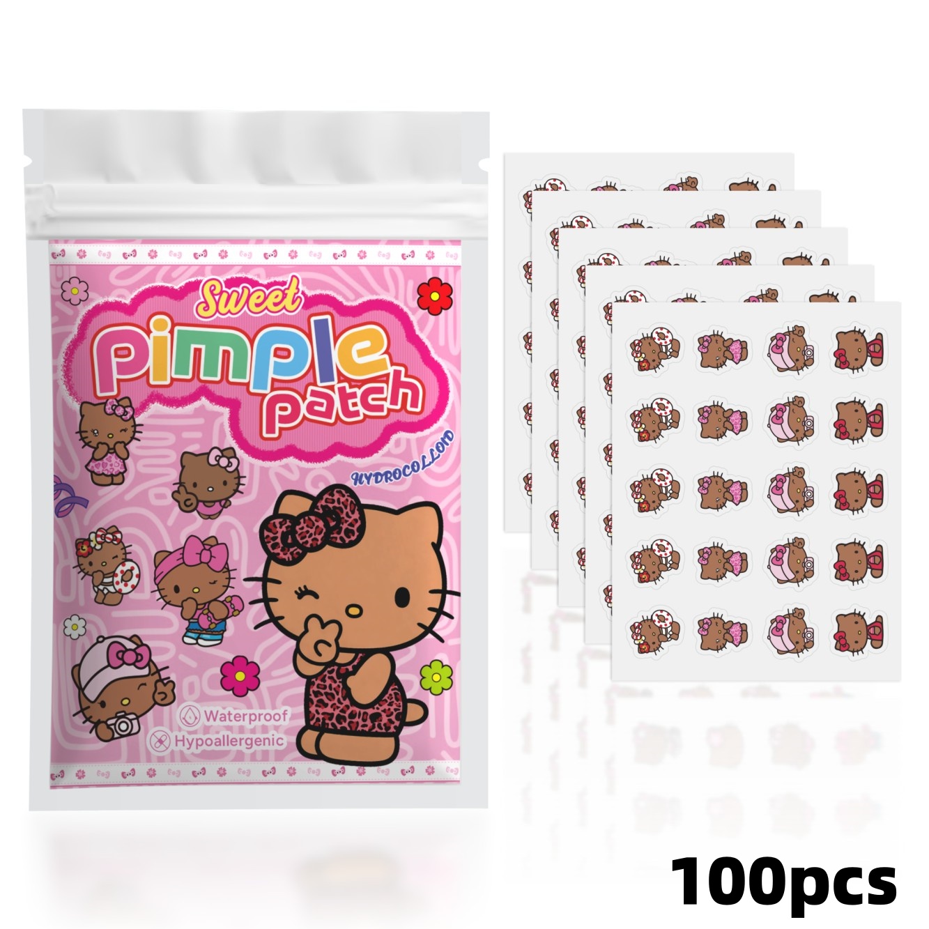 100PCS hello kitty Acne patche - Skincare Moisturizer 评论和价格