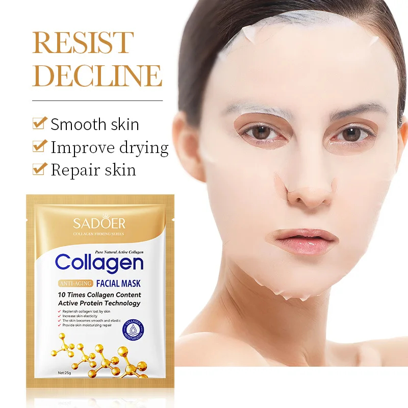 50/30/20/10pcs SADOER Collagen - Collagen Sheet Mask 评论和价格