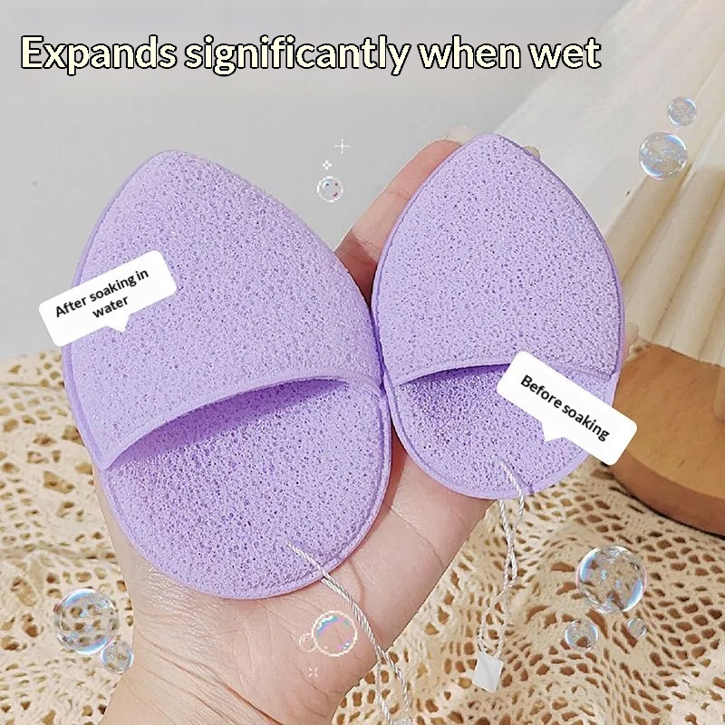 Glove Type Facial Sponge Puff  - Skincare Exfoliating 评论和价格