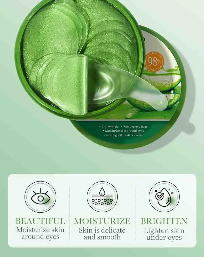 60pcs Aloe Vera Collagen Eye M - Collagen Sheet Mask 评论和价格