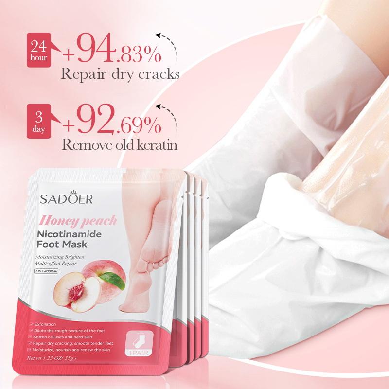 1 Pairs SADOER Fruits Foot Mas - Skincare Exfoliating 评论和价格