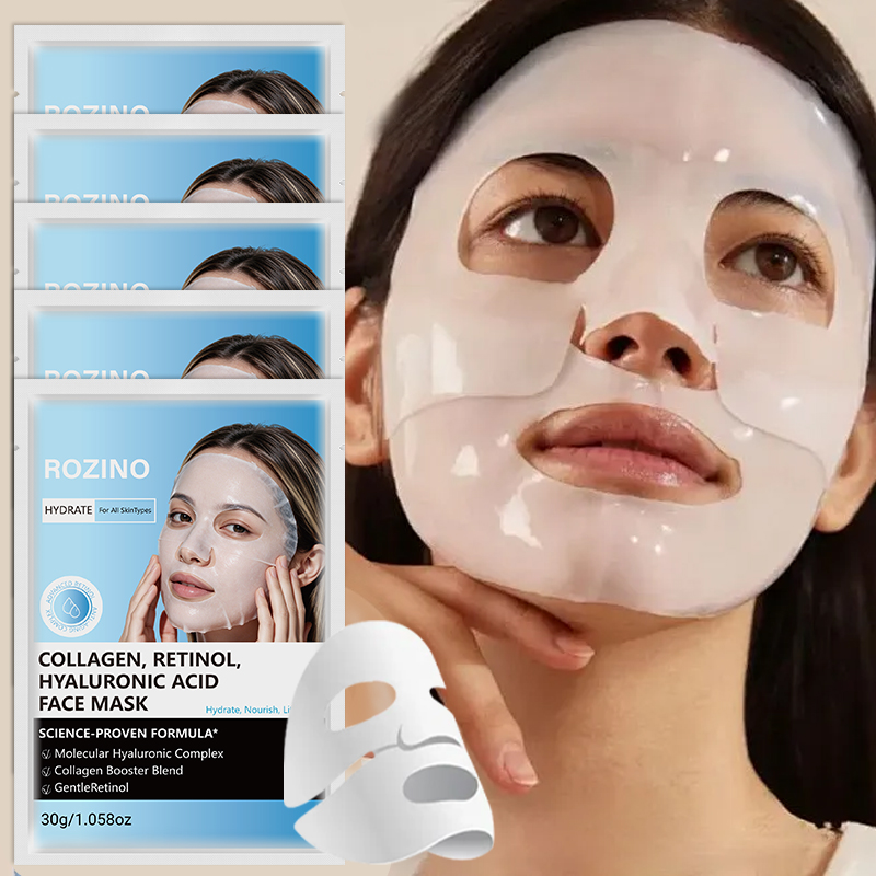5Pcs/8Pcs/10Pcs-3 in 1 Collage - Collagen Sheet Mask 评论和价格