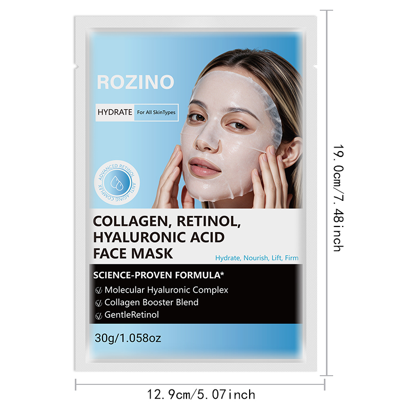 5Pcs/8Pcs/10Pcs-3 in 1 Collage - Collagen Sheet Mask 评论和价格