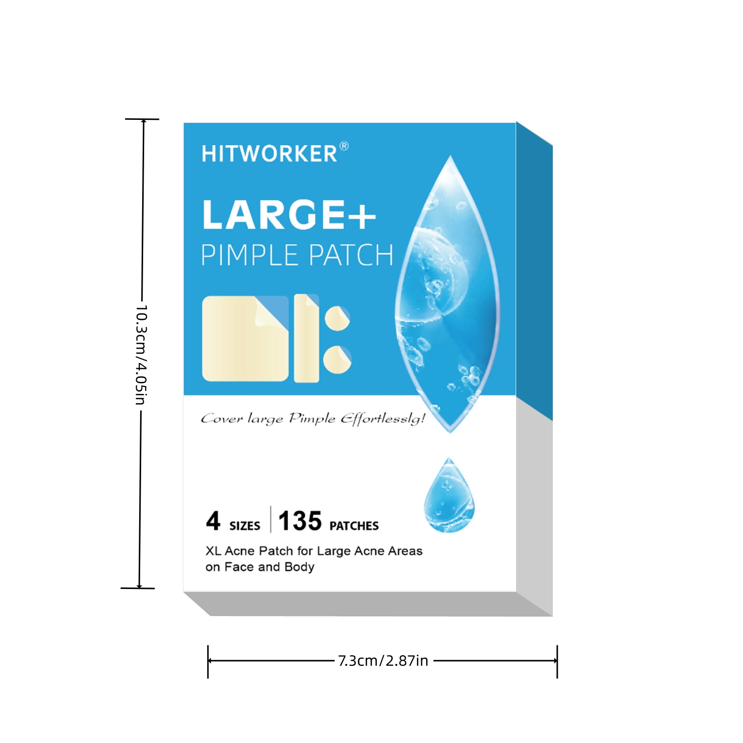 135pcs hydrocolloid pimple pat - Skincare Moisturizer 评论和价格