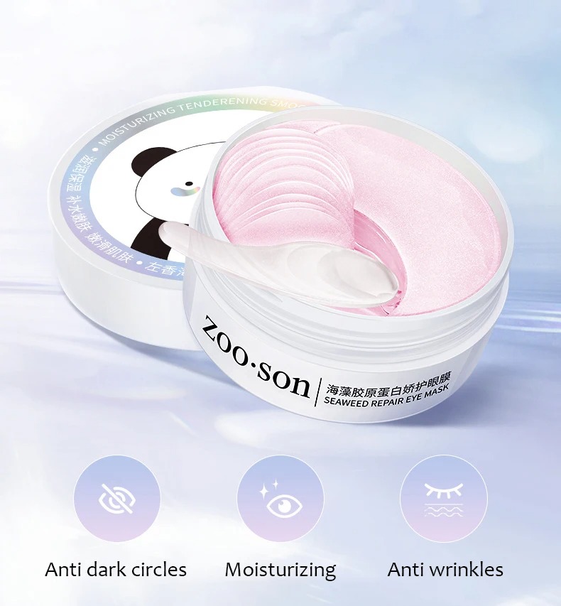 60Pcs Gold Crystal Collagen Ey - Collagen Sheet Mask 评论和价格