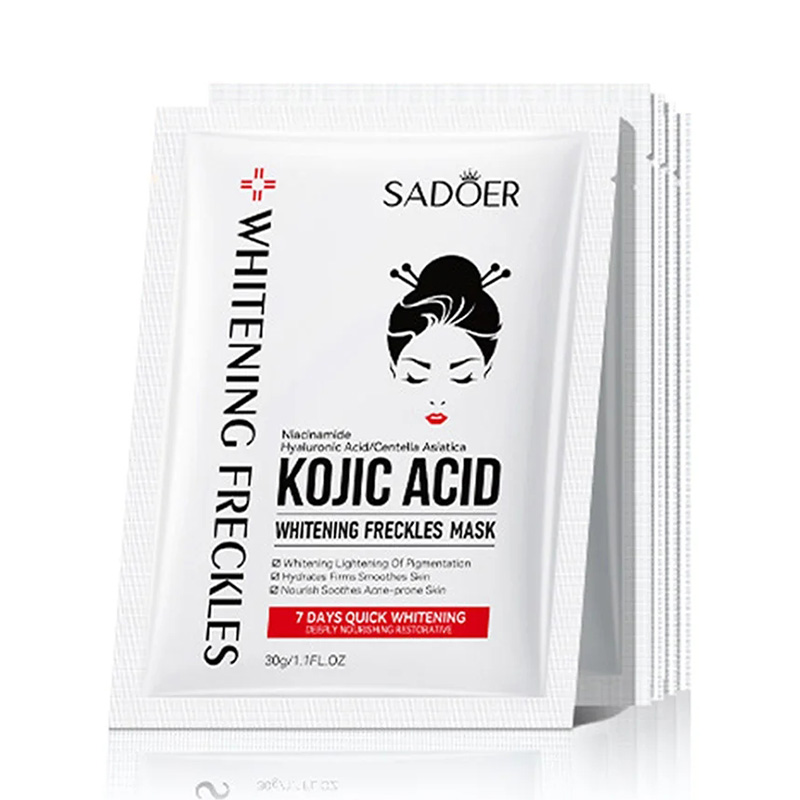 5pcs SADOER Kojic Acid Face Ma - Collagen Sheet Mask 评论和价格